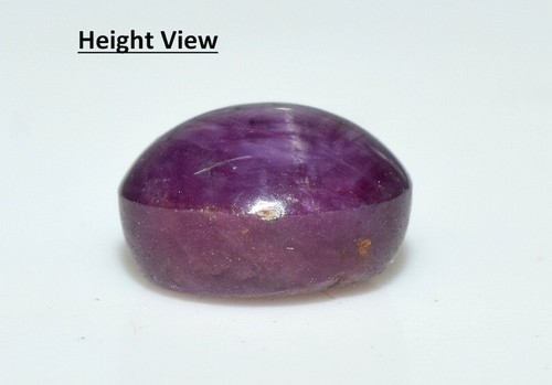 Original Natural Star Red Ruby Six Rays Oval 8 Ct+ Cabochon Oval Gemstone. - Picture 4 of 8