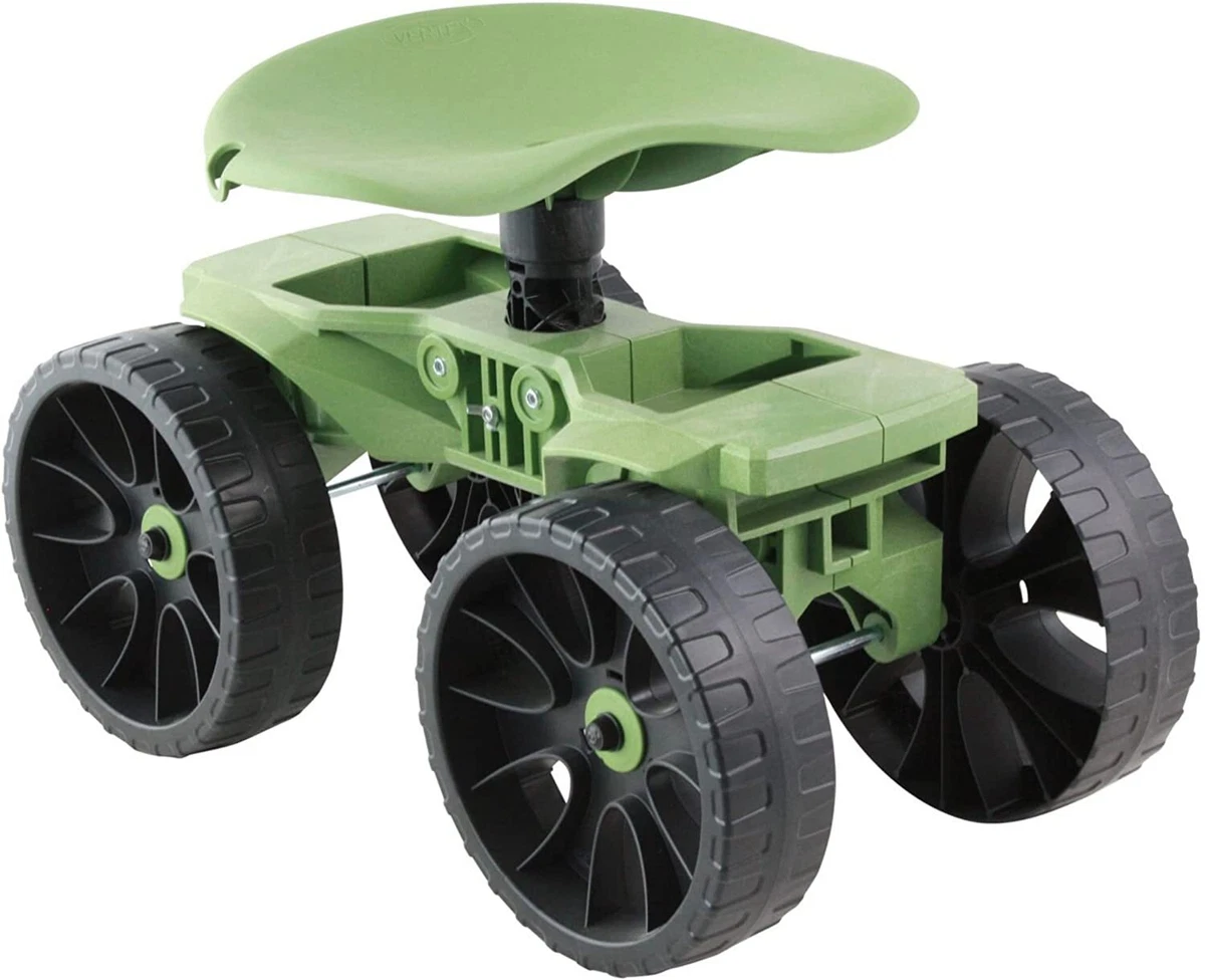 Green Rolling Scoot N Do Garden Seat Fasci Garden