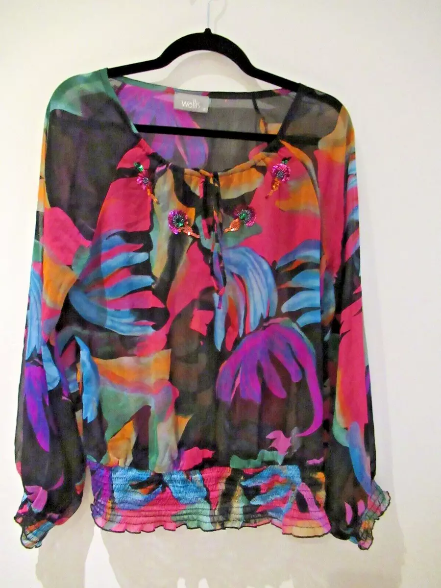 Ladies bubble hem blouses cheap
