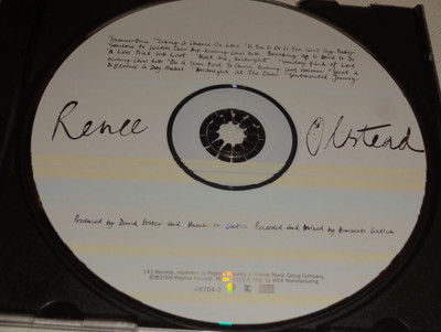 CD Renee Olstead: Renee Olstead (2004 Reprise) Pop Vocal Disc Only