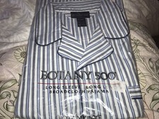Botany 500 Fashion Loungewear Men  s Pajama Set XL Long Sleeve Leg NOS