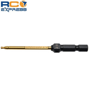 Arrowmax Ball Driver Hex Wrench 2.0 x 80mm Power Tip Only AM522120