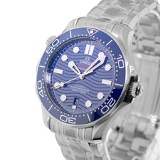 Omega Seamaster 300m Stainless Steel Blue Index Dial 210.30.42.20.03.001