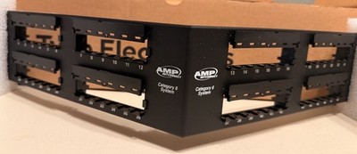 AMP Netconnect Category 6 48-Port Angled Patch Panel 1499604-2 2RU
