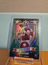 2021 Panini Prizm Draft Picks Crusade Mac Jones #170 Green Prizm (RC)