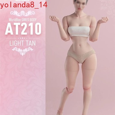 1/6 Scale Female Body AT210 Wasp Waist V Seamless Body Action Figure Curvy Body