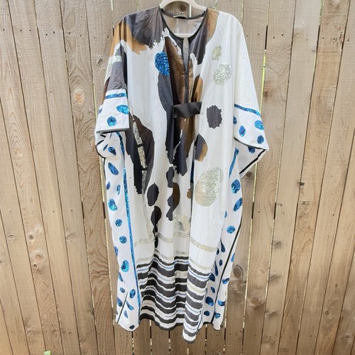 Easton Pearson & Graham David Collab Caftan Retail $735 BERGDORF GOODMAN Rare - Picture 4 of 24