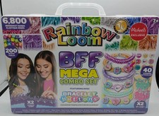 Rainbow Loom  MEGA Combo Set, Features 6800 Colorful Rubber Bands New