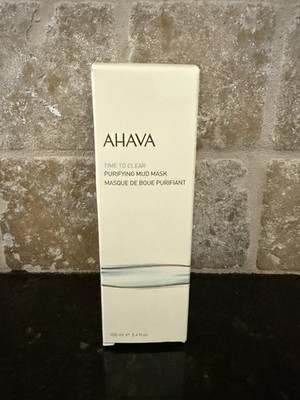 Ahava Time to Clear Purifying Mud Mask, 3.4 Oz NEW