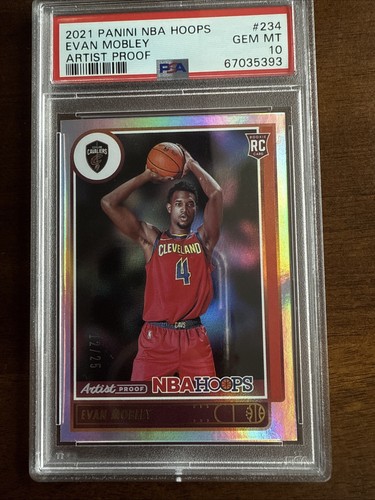 Evan Mobley [Artist Proof] #234 2021 Panini Hoops card