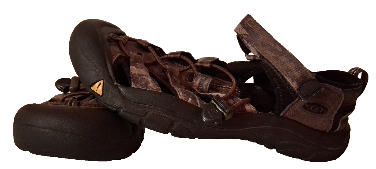 Sandali Keen Newport ragazzo (uomo taglia 5) verdi mimetici impermeabili escursionismo outdoor