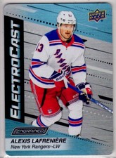2023-24 Upper Deck Engrained Alexis Lafreniere Electrocast Card # EC-16