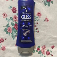Schwarzkopf GLISS Hair Repair Extra Volume Conditioner Liquid Keratin 13.6oz