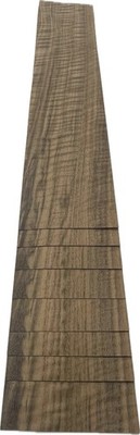 Walnut Figured Wood Veneer: 8 Sheets 1/45'' Thick  ( 24.5'' X 5'' ) 6.5 Sq Ft