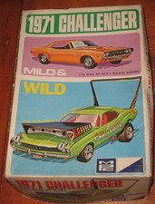 Mpc 1971 Dodge Challenger Mild Wild Kit 7114 Built In Box 125 Stock Drag 71