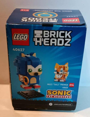 LEGO 40627 BrickHeadz Sonic The Hedgehog  Super Fast New Factory Sealed in Box