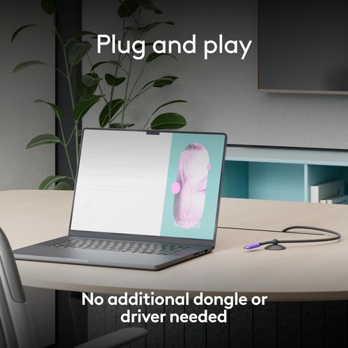 Logitech Active USB Cable Single-cable BYOD connection with MeetUp 2 Video C - Afbeelding 6 van 6