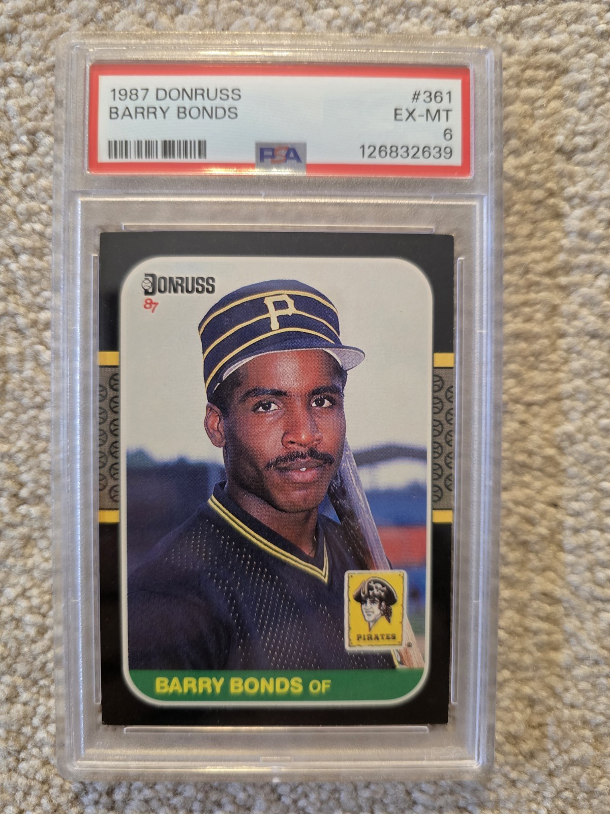 1987 Donruss - Barry Bonds #361 (RC)