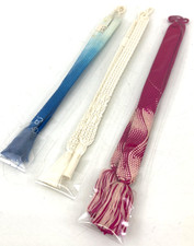 Japanese Kimono Obijime Silk Cords Set Traditional Tie Belt Accessories 3 Sets