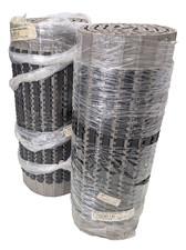 10ft x 18" Rexnord 7705/6 Gummimattenförderketten Top 1" Teilung