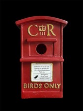 Post Box Bird House, Garden Nesting Box for Small Birds, Letter Box