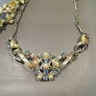Vintage Broken Necklaces Brooch Lot for Repair or Craft Rhinestone Chain — photo 4