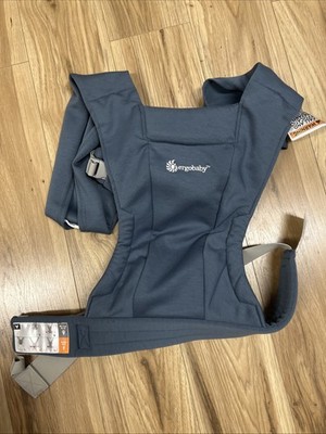 Ergobaby Embrace Carrier, Oxford Blue Lightly Used With Stain On Strap