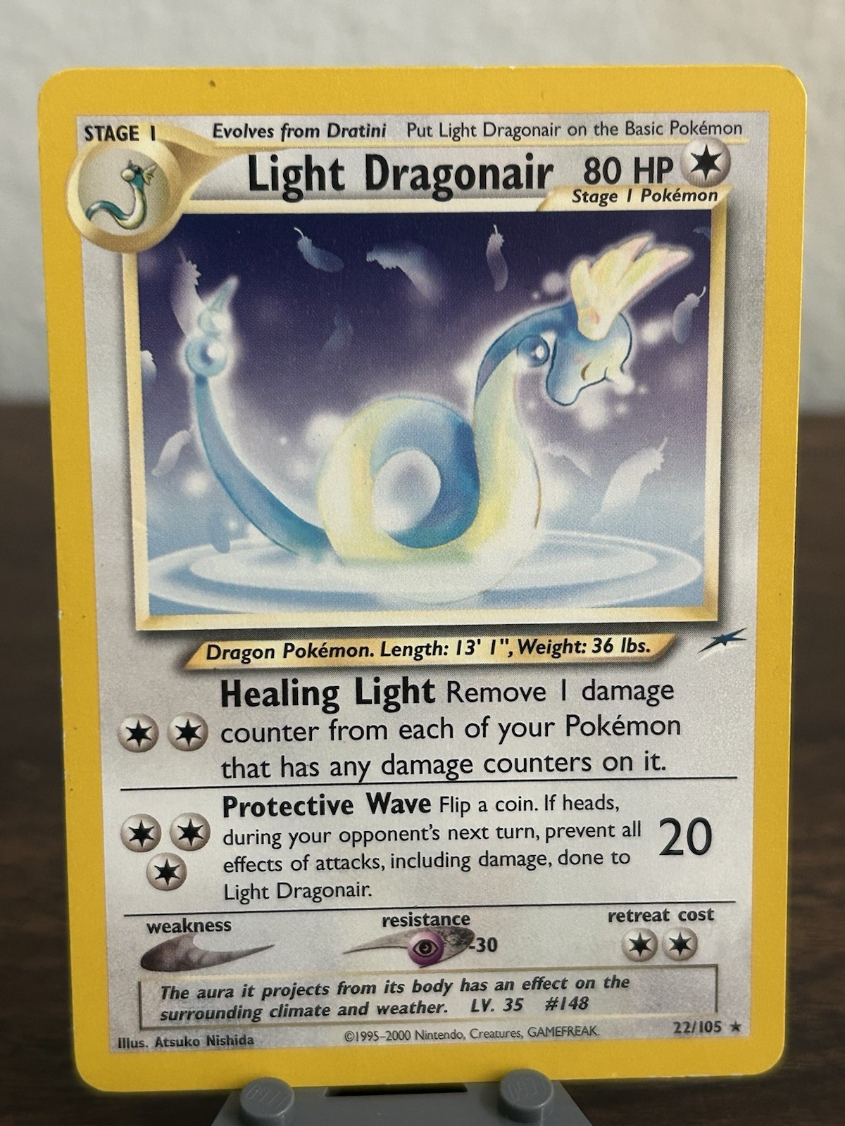 The Pokemon Company Light Dragonair 22/105 Neo Destiny Rare Regular English 80HP