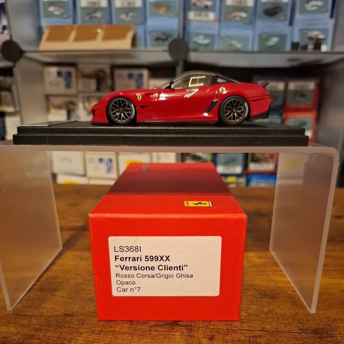 LOOKSMART 1/43 FERRARI 488 GTE EVO N.51 AF CORSE LE MANS 2022