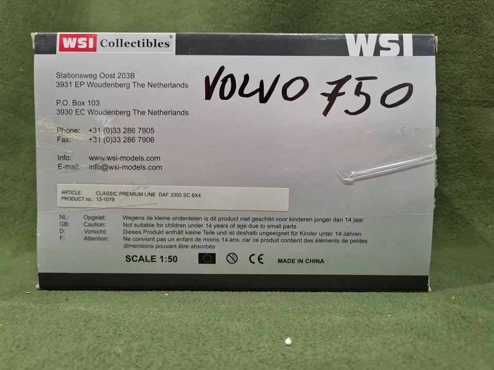 WSI COLLECTIBLES 13-1019 DAF 3300 SC 6X4 SCALA 1:50 - Immagine 3 di 4
