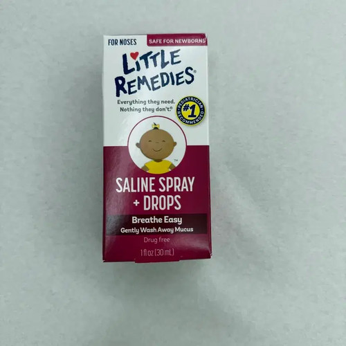 Little Remedies Saline Spray for Baby Nasal Congestion Official