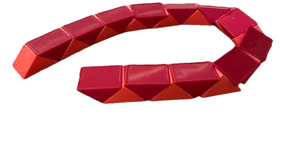 1980’s Original Fidgit Toy Vintage Rubik's Snake Puzzle Japan - Image 2 of 4