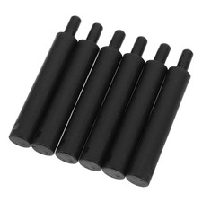 6pcs Soft Close Dampers - Cabinet Door Hydraulic Buffers - Plastic Lid Slow