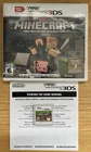 Minecraft New Nintendo 3DS Edition 2017 Complete in Box! Cleaned Tested Working