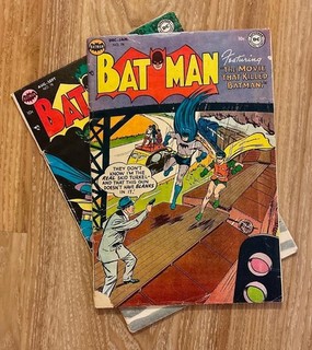 Lot (2) BATMAN #74 78 (1953) DC COMICS Dick Sprang The Joker Robin