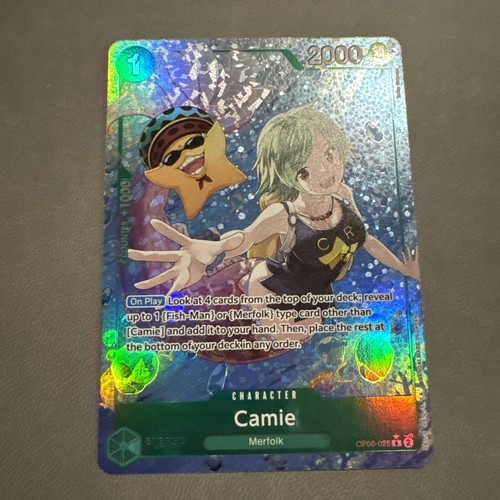 AA OP06-025 Camie Alt Art Rare ONE PIECE TCG Wings Of The Captain NM Englisch