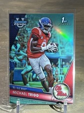 2023 Bowman University Chrome 1st Michael Trigg Aqua Refractor #226/299