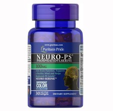 New Puritan's Pride NEURO-PS Phosphatidylserine 100 mg Brain Health Minds 30 gel