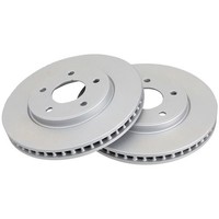 2 Bremsscheiben BelüFtet Ø 283 Mm 28 Mm A.B.S. FüR U.A. Nissan Leaf