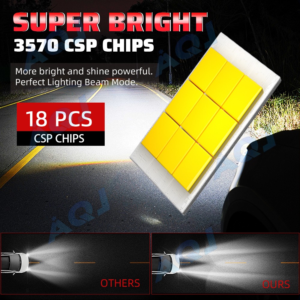 6x LED Headlight Hi/Lo + Fog Light Bulbs For Freightliner Columbia 2005-2017 thumbnail 5