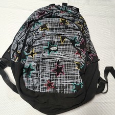 Vans Off The Wall Backpack "Old Skool" Black Stars Skateboarders Large Size