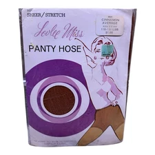 Vintage Lovlee Miss Sheer Stretch Pantyhose Cinnamon Average