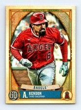 #49 2021 Topps Gypsy Queen _ Anthony Rendon Los Angeles Angels