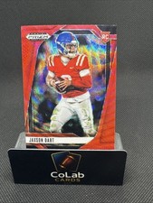 🔥COLOR MATCH🔥2025 Panini Prizm Draft Picks Jaxson Dart 90 Red Wave Prizm