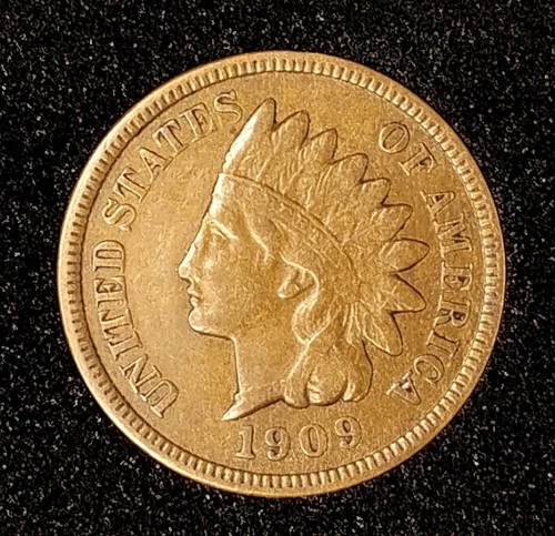 1909-S Indian Head Cent Penny - Extra Fine - Only 309,000 Minted