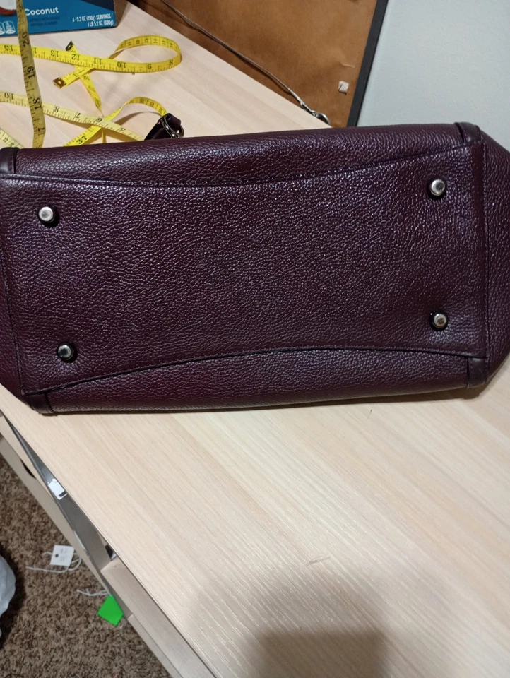 Cartera/bolso de hombro Coach Briwn Turnlock Edie de cuero granulado Foto 3 de 4