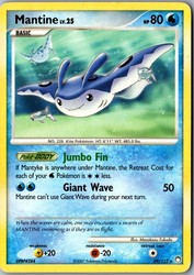 Mantine 29/123 Mysterious Treasures Rare