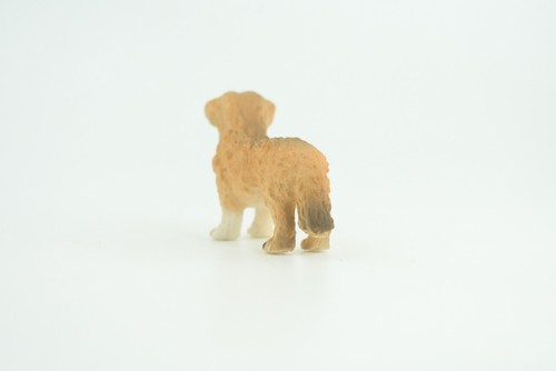 Maltese Dog Toy, Realistic Hand Painted Rubber Model 2 Inches CH914 BB204 - Picture 7 of 8