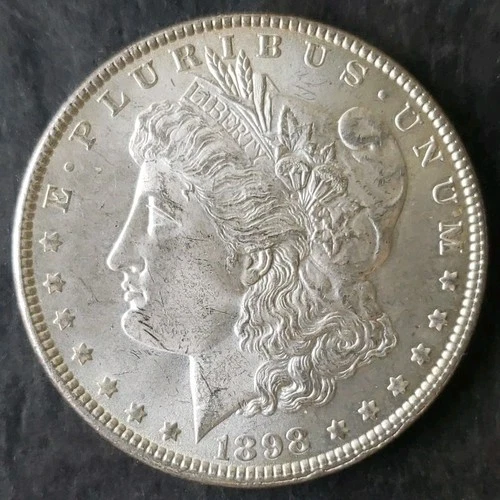 1898 $1 Morgan Silver Dollar