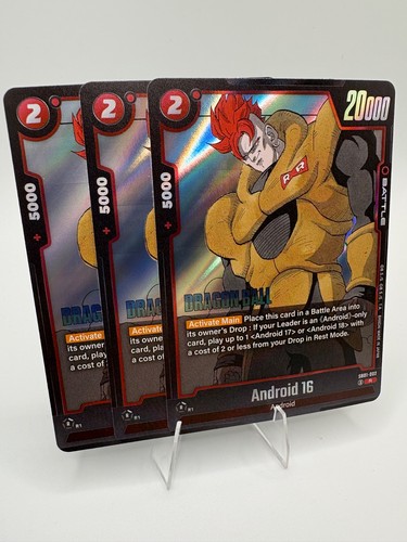 SB01-002 Android 16 (R) Dragon Ball Super: Fusion World - Manga Booster ...